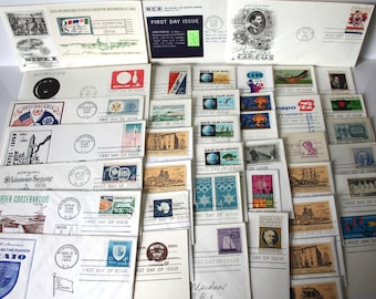 US Stamps Ersttagsbriefe Von 1940 bis 1975