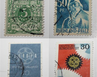 ドイツ切手セット 1900年から1970年代 混合ハイパーインフレ 税