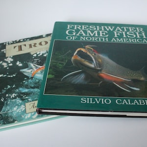 Fishing Books Freshwater Game Fish Trout Anglers Guide Set of Two