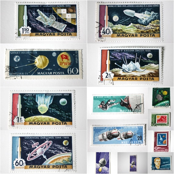 ハンガリー宇宙切手 1960年代 アポロ・ルナ - Etsy 日本