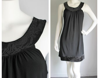 Black Party Dress, Taboo, Size Extra Large, Vintage 1980's