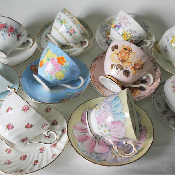 Bulk Tea and Saucer Sets Etsy