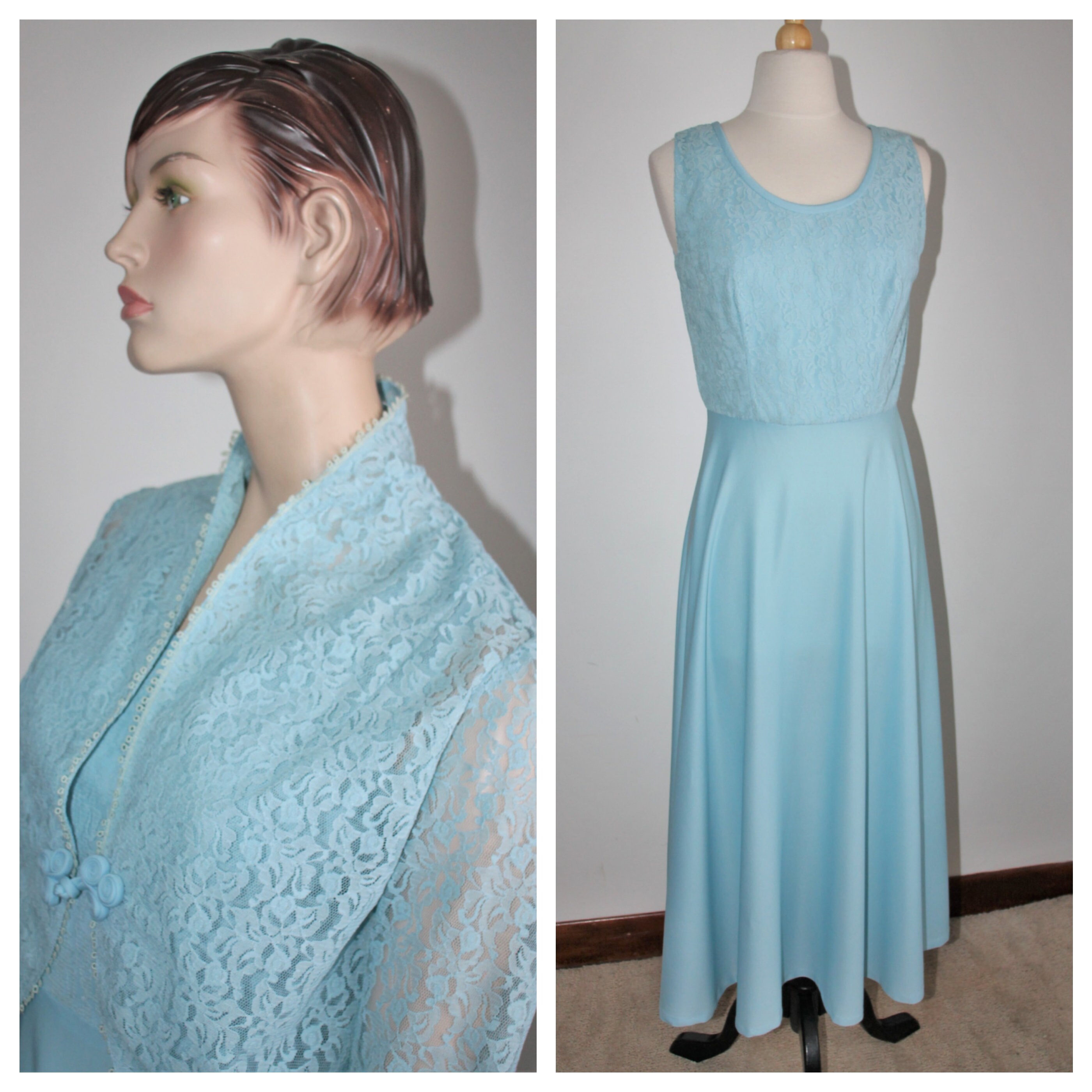 baby blue evening gown