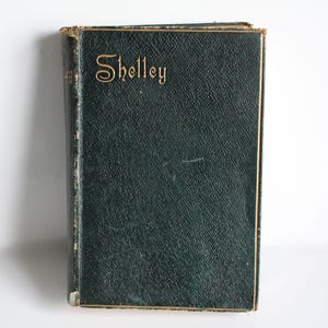 Antique Poetry Book Poetical Works of Percy Bysshe Shelley Frederick Warne 1891