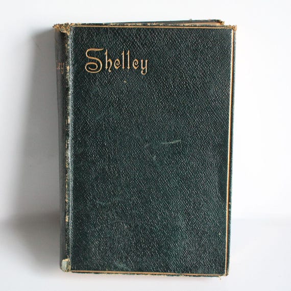 Antique Poetry Book Poetical Works of Percy Bysshe Shelley Frederick Warne 1891