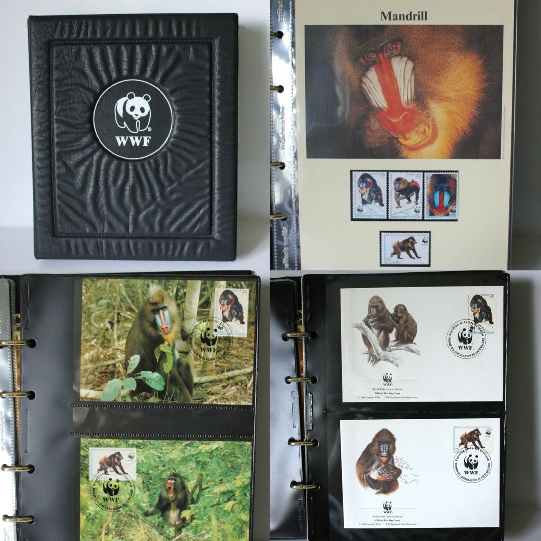 World Wildlife Federation Stamp Collection 1986 to 1990 Deluxe Edition