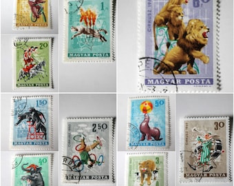 Ungarn Stempelset Circus Acts 1965