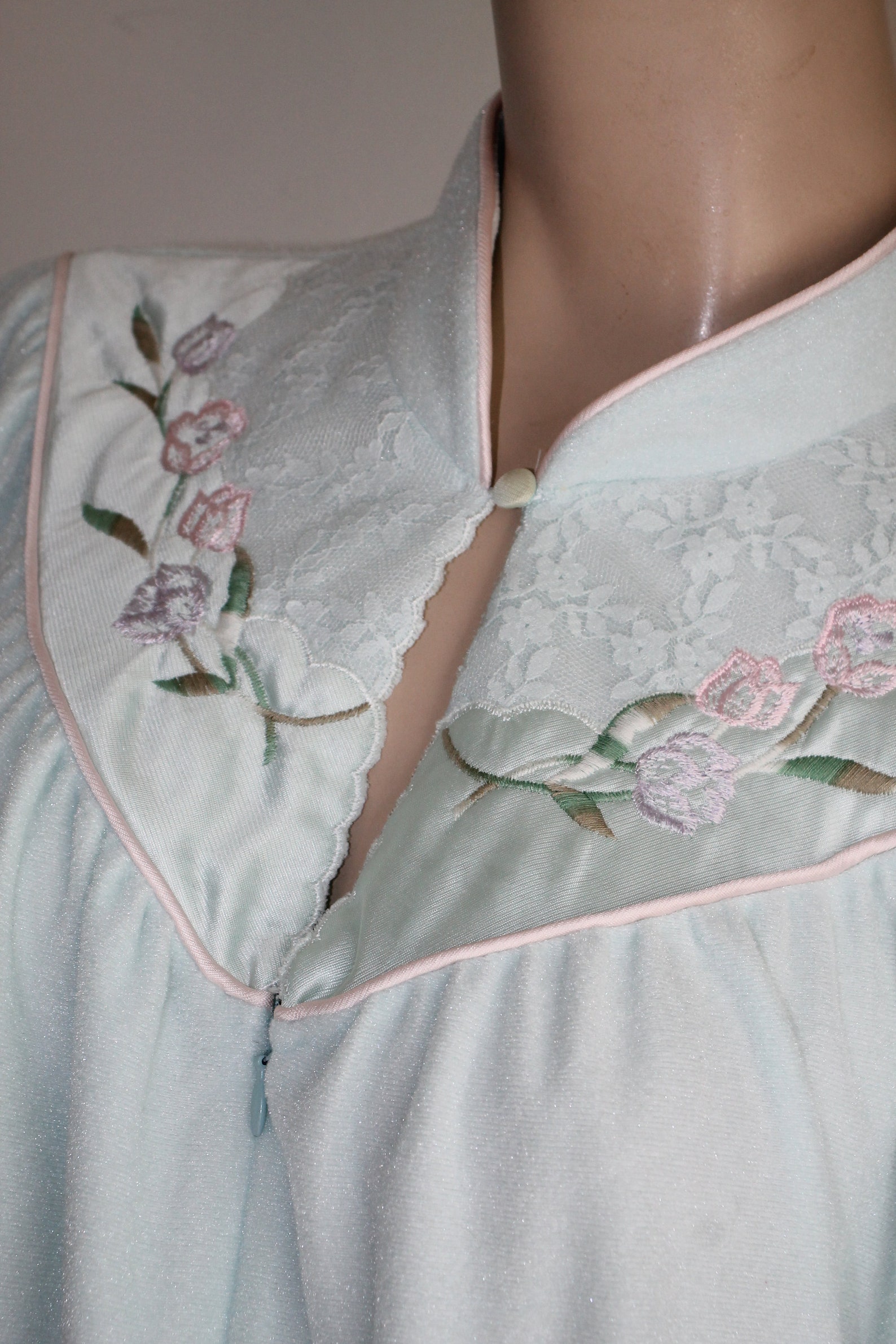 Vintage Soft Aqua Robe by Vanity Fair Size Large Etsy