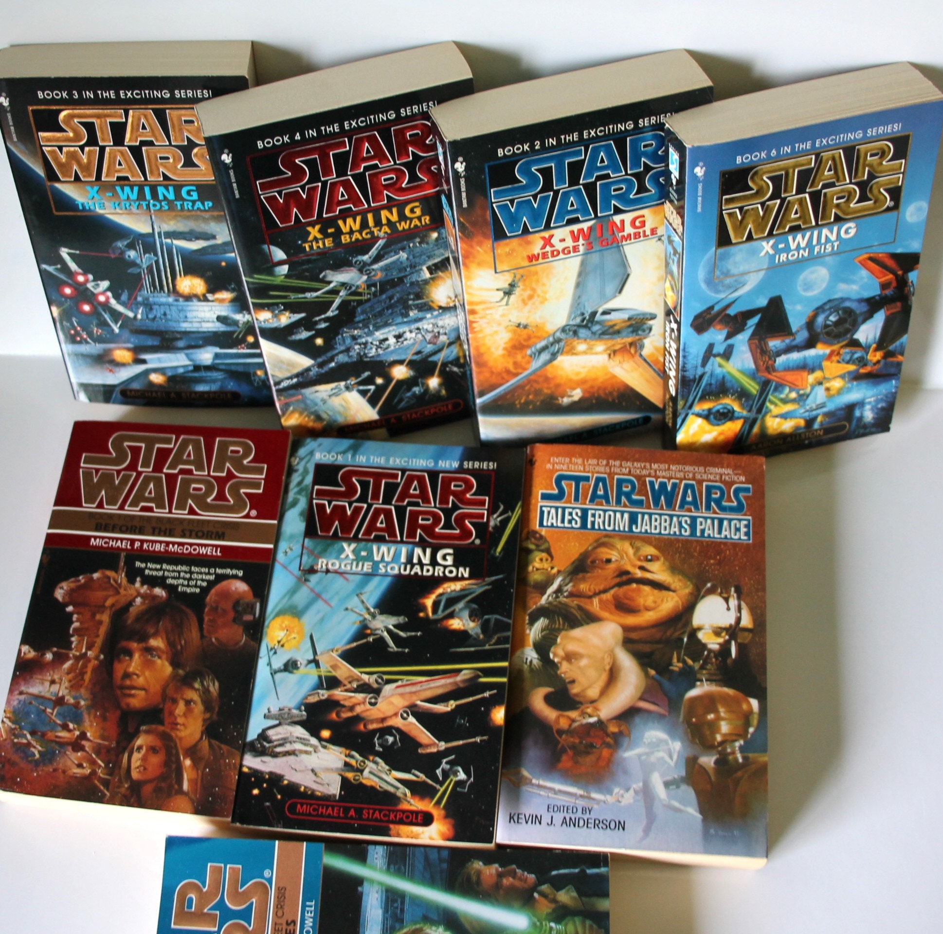 Star Wars Books X Wing Black Fleet Bantam Spectra 1990's - Etsy
