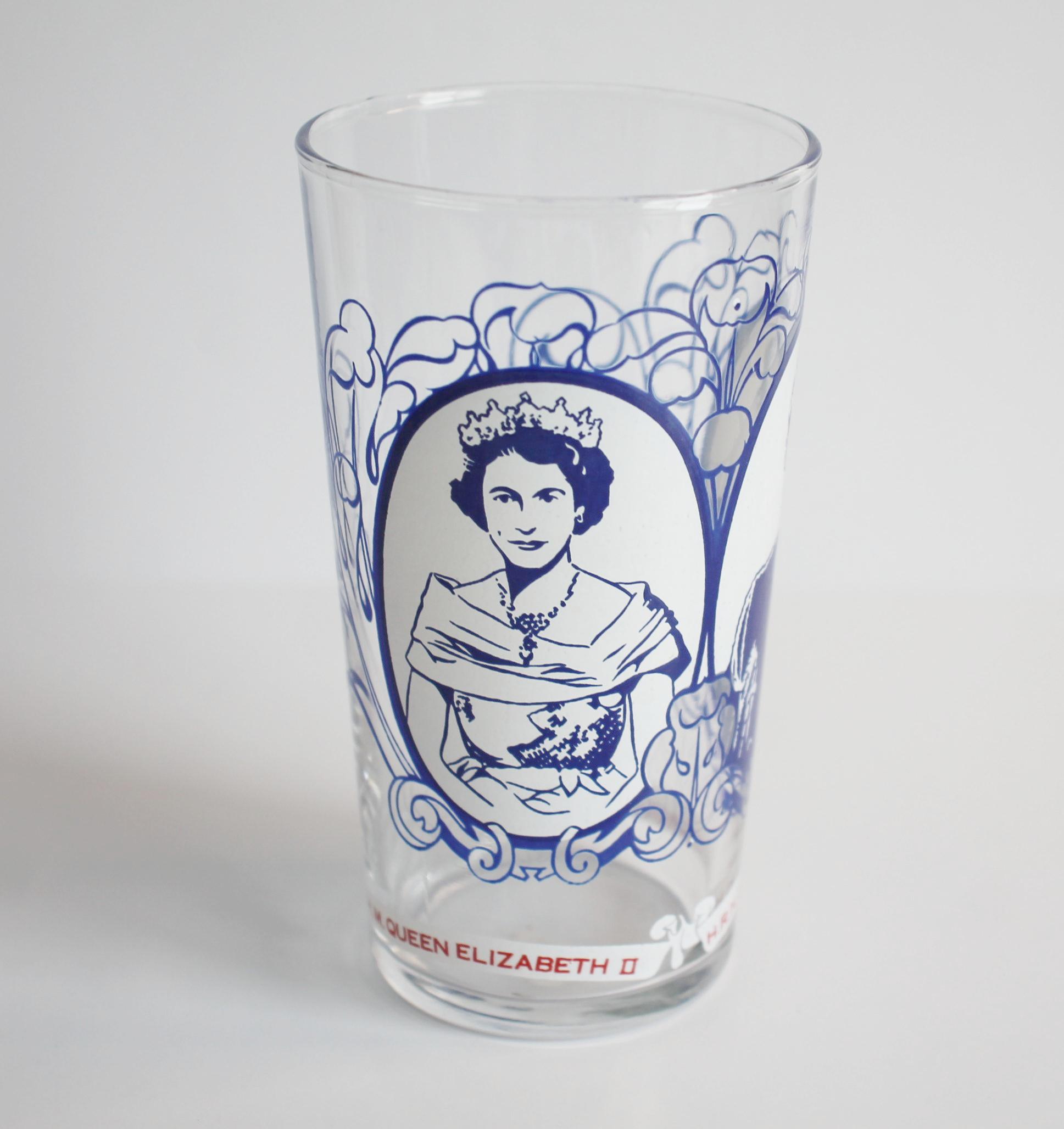 エリザベス女王戴冠式グラスミックスセット - Etsy 日本