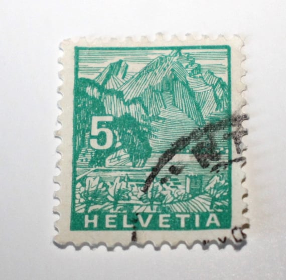 ヴィンテージ スイス ヘルベティア 切手コレクション - Etsy 日本