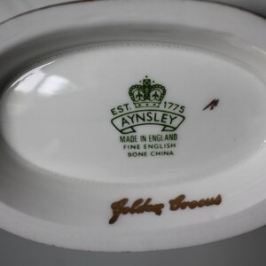 Aynsley Golden Crocus Sauce Boat