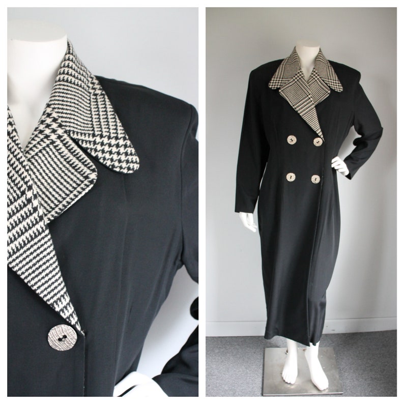Vintage 1980's Black Dress Joseph Ribkoff Size 16 | Etsy