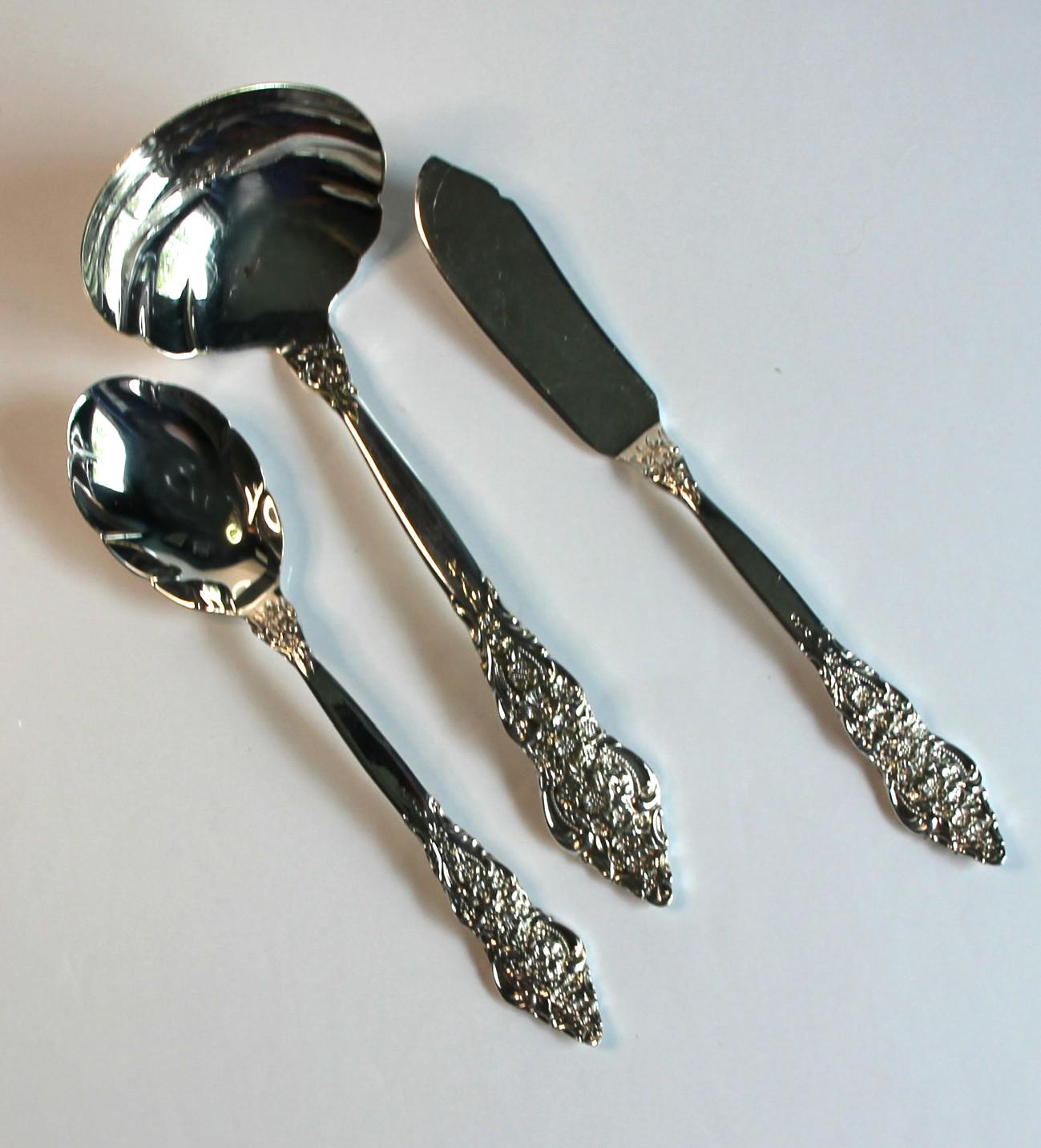 Silver Plated Serving Utensils 1847 Rogers Bros Renaissance - Etsy