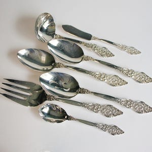 Versilbertes Servierbesteck 1847 Rogers Bros Renaissance
