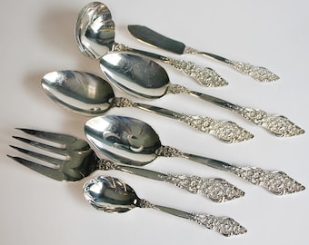 Versilbertes Servierbesteck 1847 Rogers Bros Renaissance
