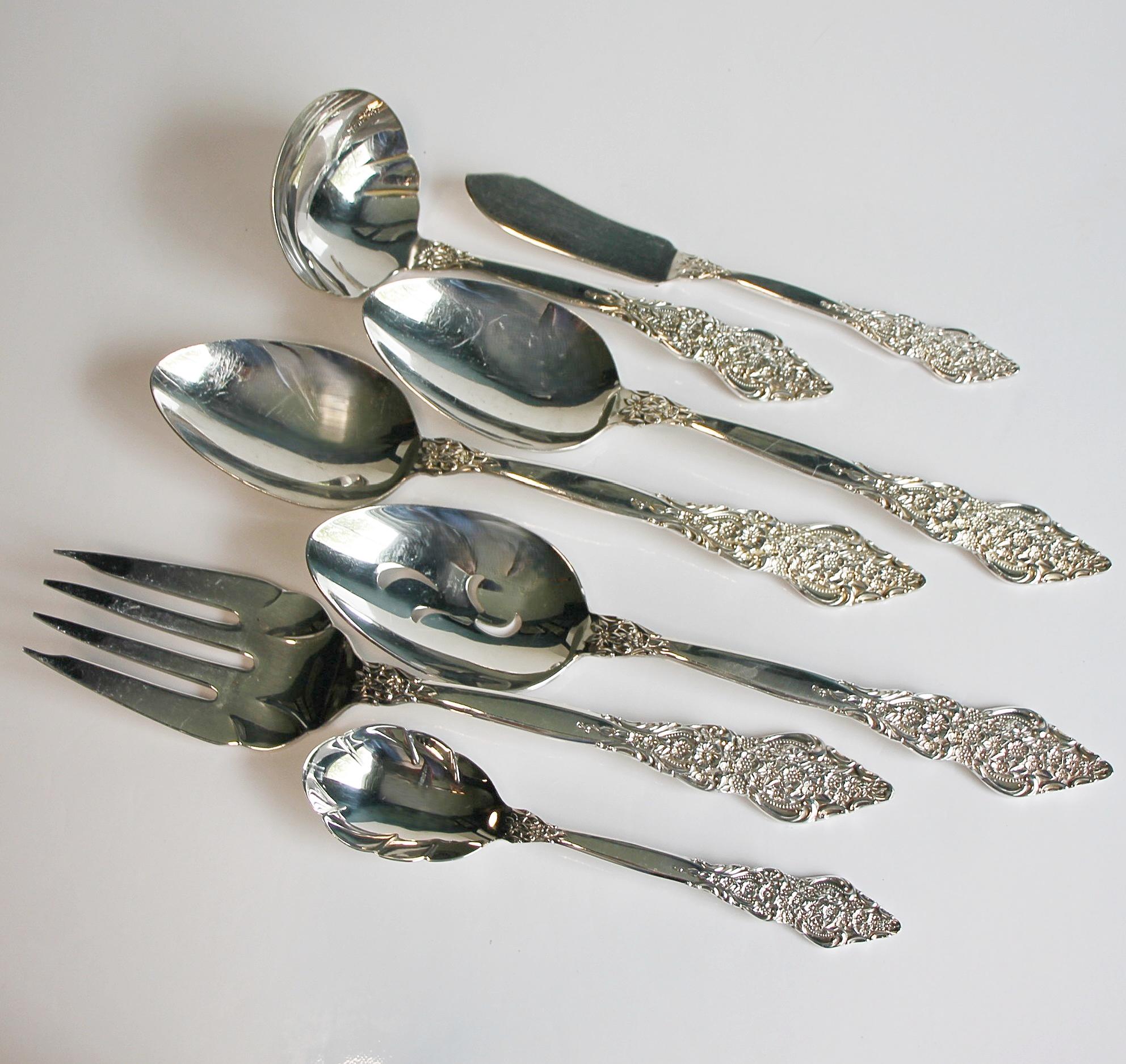 Silver Plated Serving Utensils 1847 Rogers Bros Renaissance - Etsy
