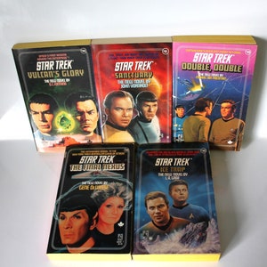 Vintage Star Trek Books Pocket Editions 1980&#39;s