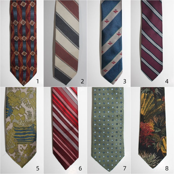 Vintage 1980's Necktie Selection Pelini Hilfiger Boss