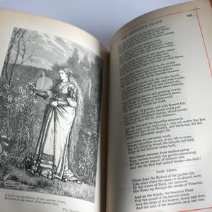 Antique Poetry Book Poetical Works of Percy Bysshe Shelley Frederick Warne 1891
