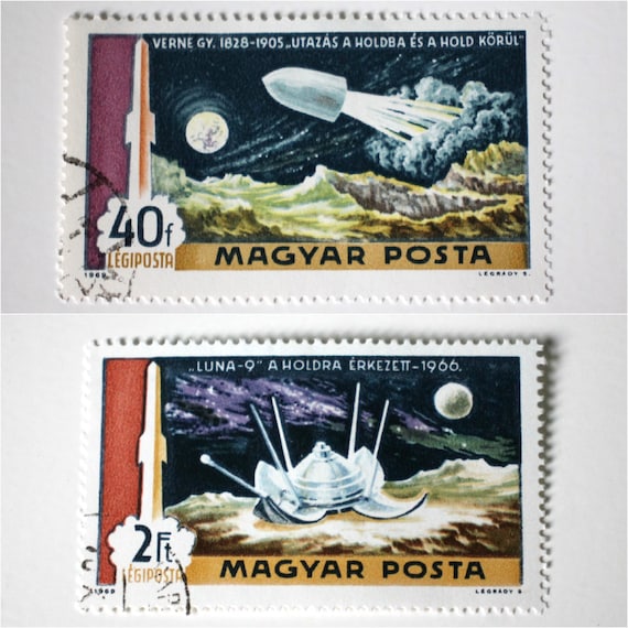 ハンガリー宇宙切手 1960年代 アポロ・ルナ - Etsy 日本