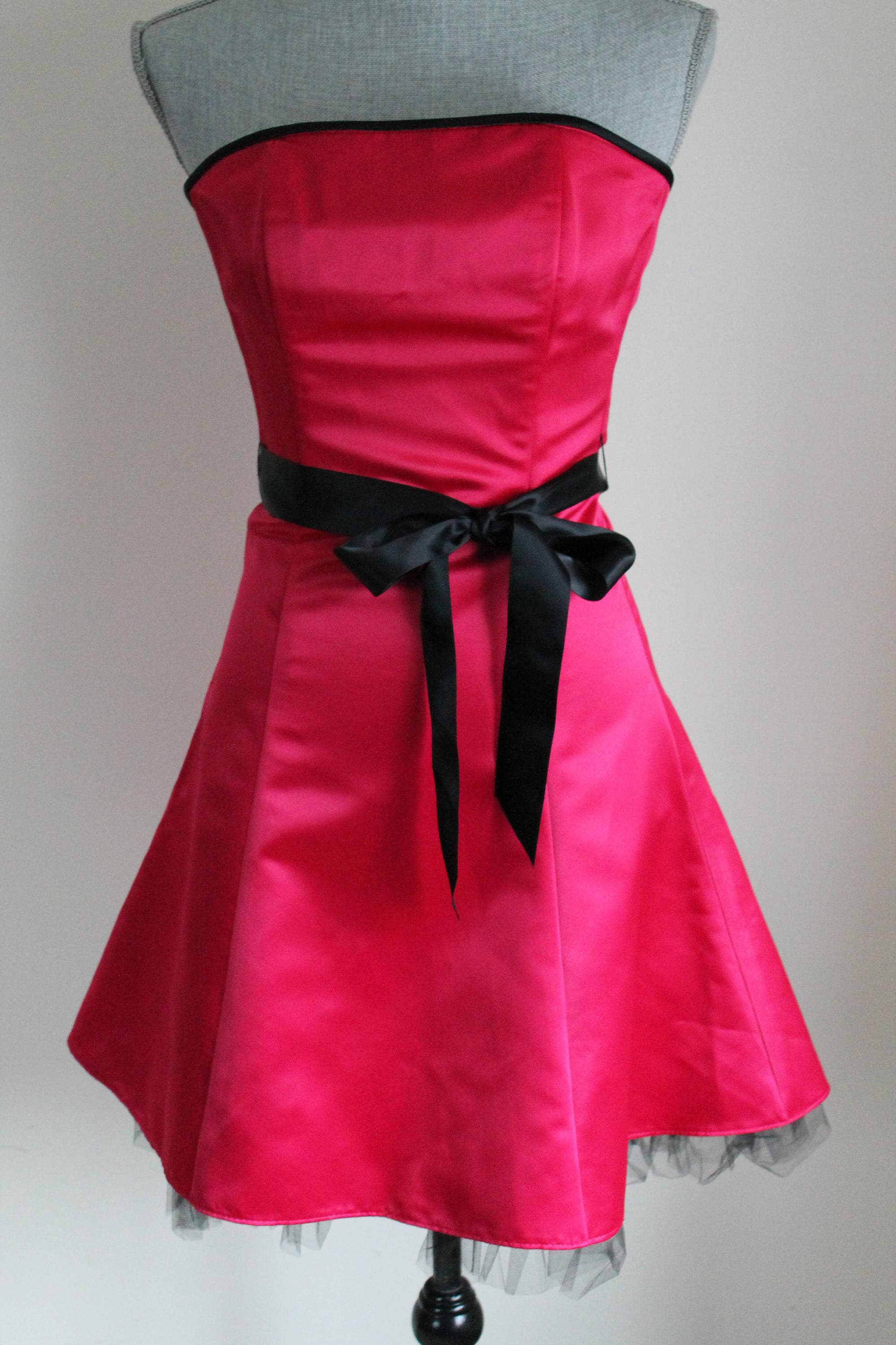 strapless open back dress Twilight Moments Long Sleeve Knit Dress Hot Pink