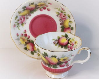 Royal Albert theekop en schotel Surrey Country Fayre Series