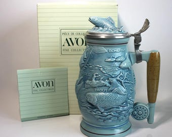 Large Stein Fishing Avon 1990