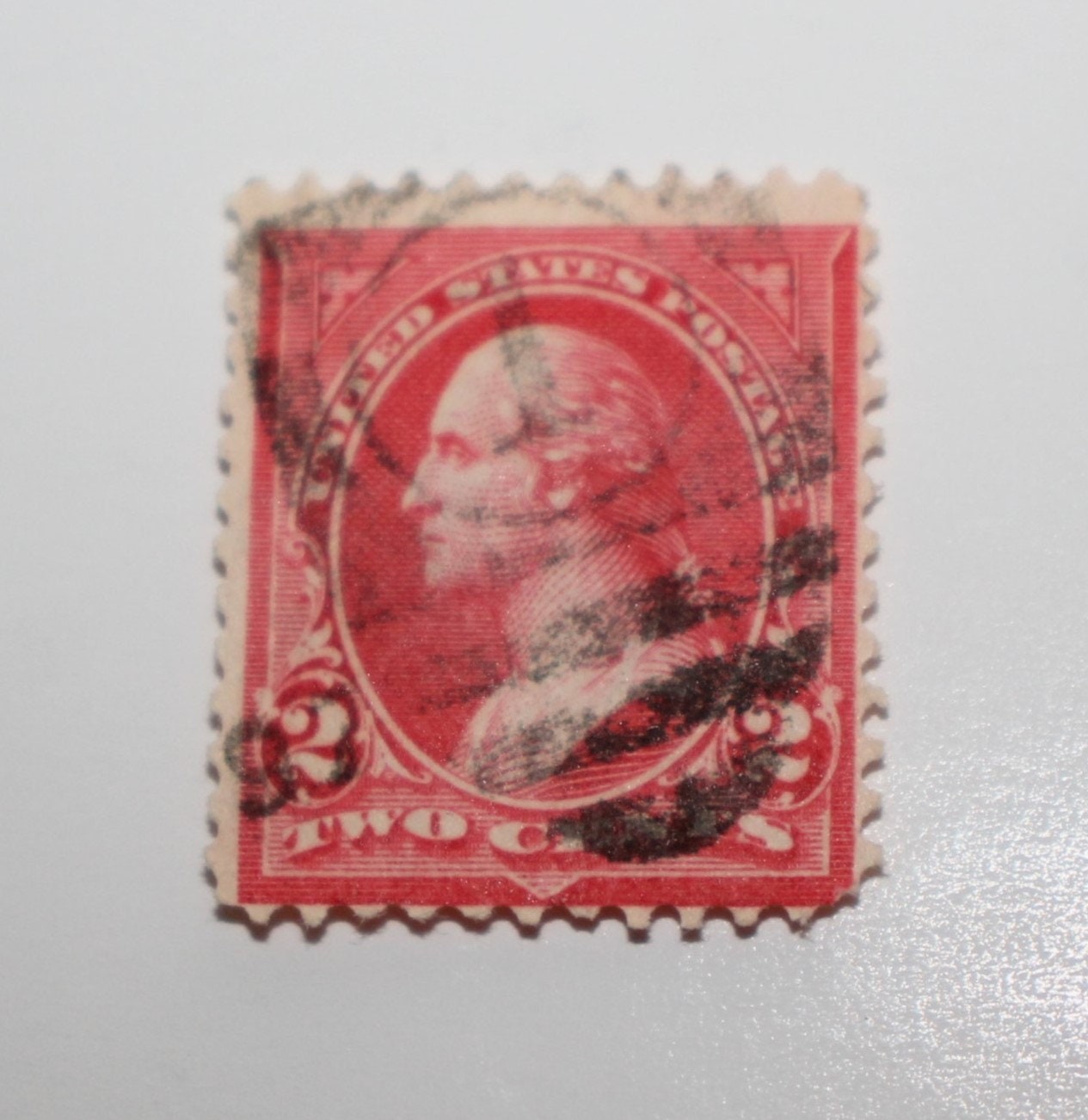 USジョージワシントン2セントレッド使用済切手 【公式通販】