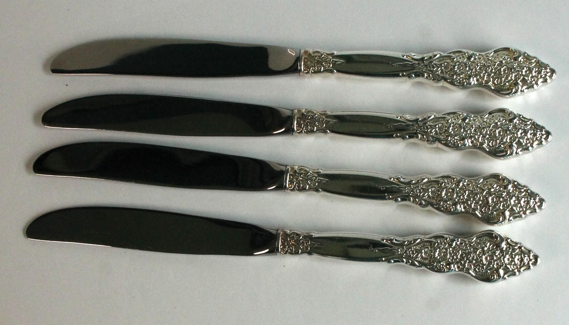 Silver Plated Dinner Knives 1847 Rogers Bros Renaissance - Etsy