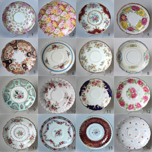 Choice of Bone China Saucers, Your Pick