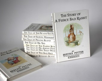 Peter Rabbit Books 1988 Beatrix Potter Frederick Warne, lot de 11