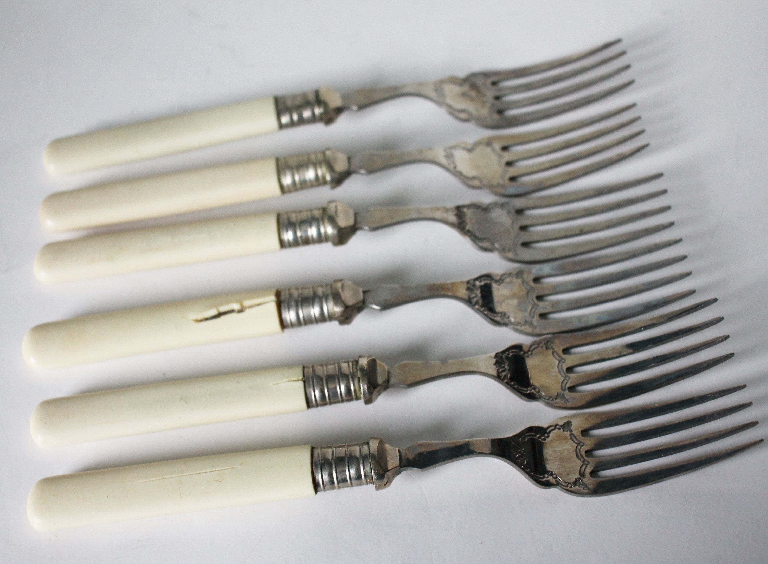 Forks and Knives Set / Vintage Small Forks and Knives 12 Pieces