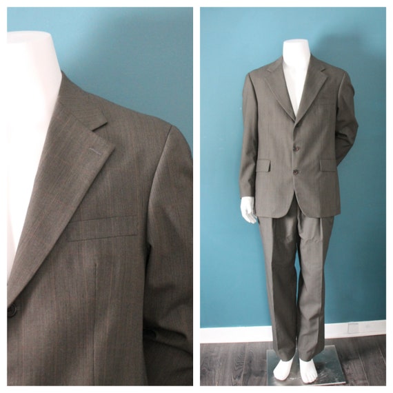 Chaps Gray Jacket & Pant Suit - Size 8