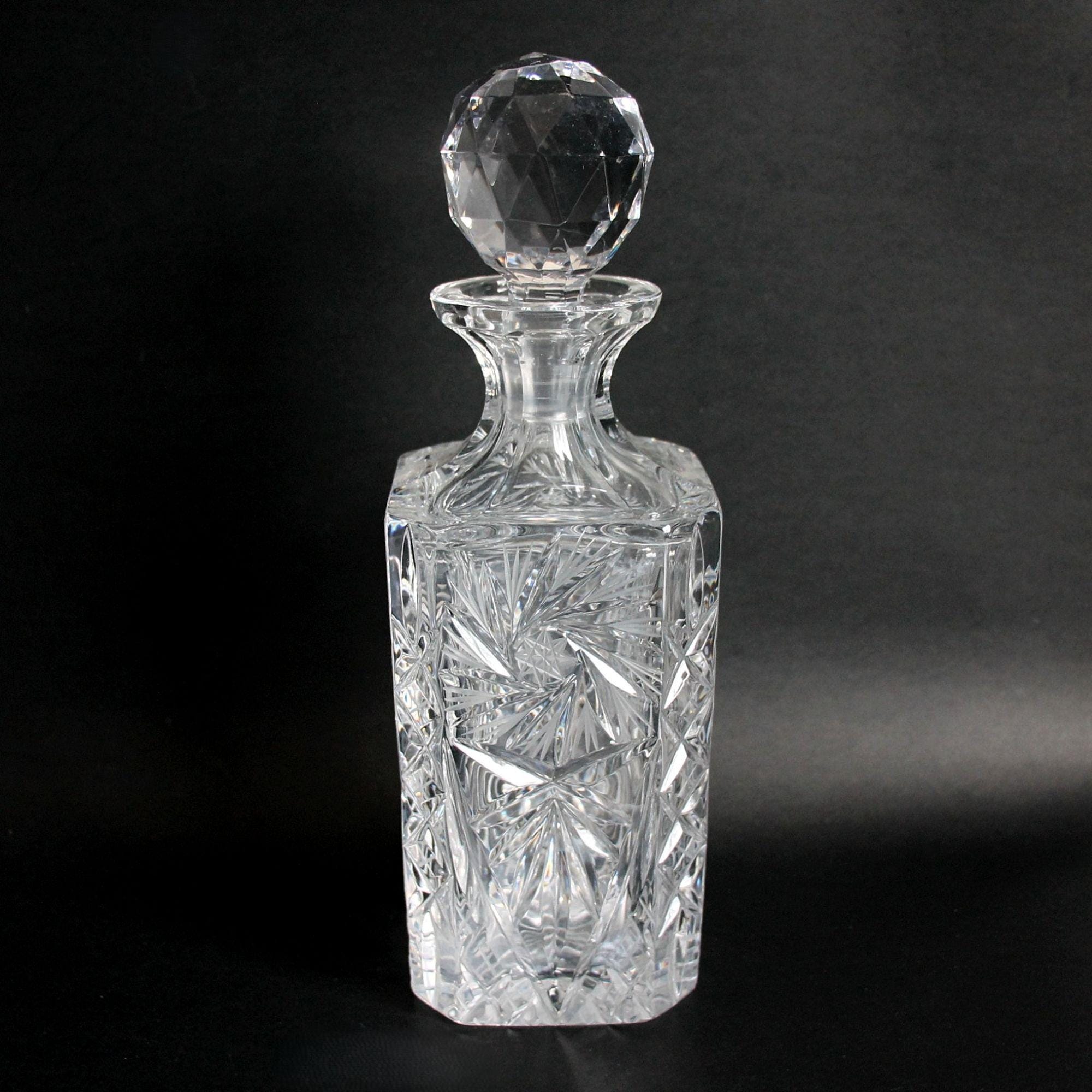 Pinwheel Crystal Decanter - Etsy Canada