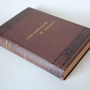 Antikes Buch, Leben der Lordkanzler, Band 2, Lord Campbell, 1876