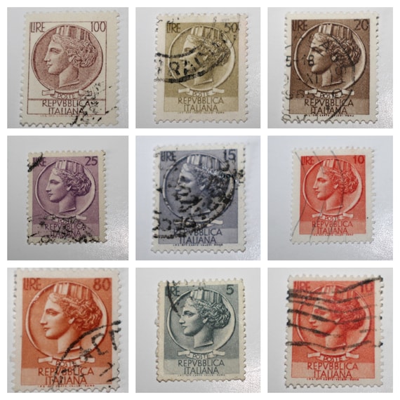0143 sello italia 50 lire sul bollettino pacchi - Acheter Timbres anciens d' Italie sur todocoleccion