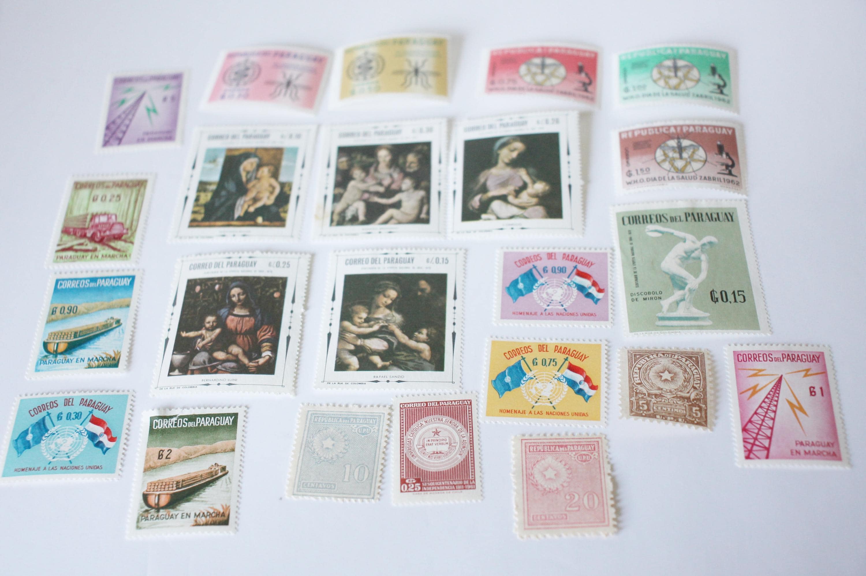 パラグアイ切手 パラグアイ切手セット 1930年代から1968年 - Etsy 日本