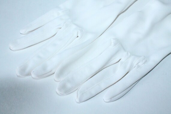 Long White Formal Gloves , Nylons by Austin, Size… - image 5