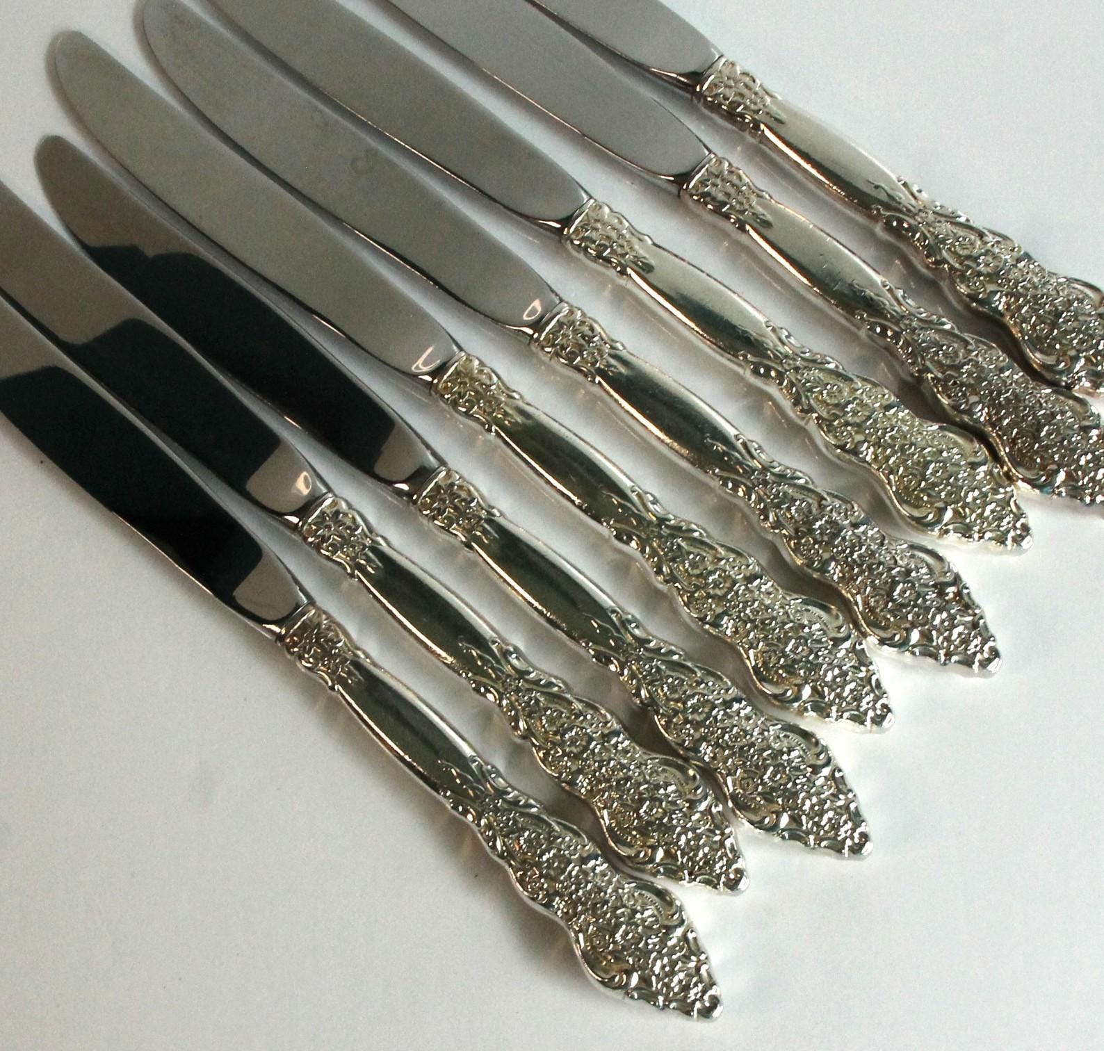 【Rogers Bros】ディナーナイフ 6本 RENAISSANCE 華麗！！ Silver Plated Dinner Knives 1847 Rogers Bros Renaissance - Etsy