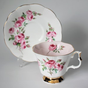 Royal Albert Teacup and Saucer Pattern 4369 Pink Roses