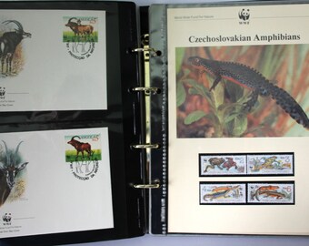 世界自然保護連盟切手コレクション 1983～1990 デラックス版 - Etsy 日本