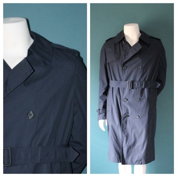 Vintage DSCP Trench Service Military Coat Defender   Etsy