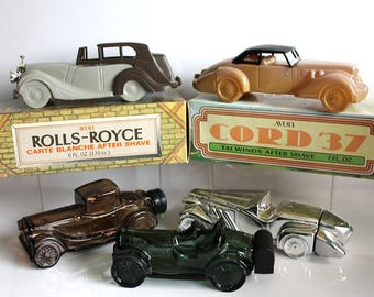 Avon Car Bottles Rolls Royce Duesenberg Roadster