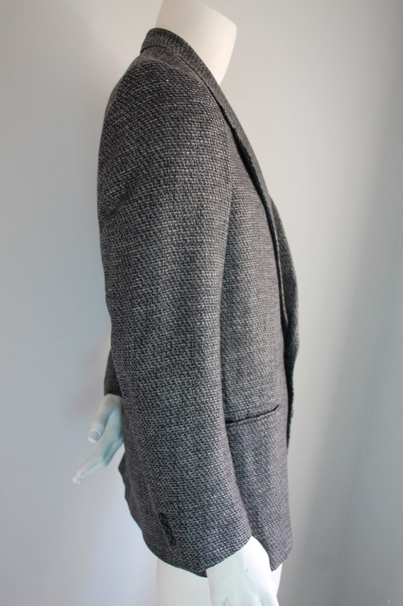 Vintage 80's Sport Coat, Pierre Cardin, Grey Wool… - image 3