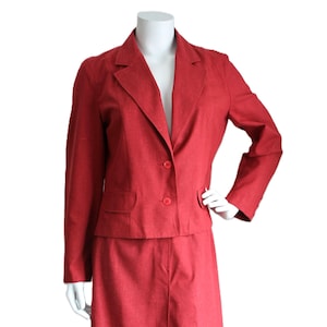 Vintage 1990&#39;s Skirt Jacket Set Garland Medium