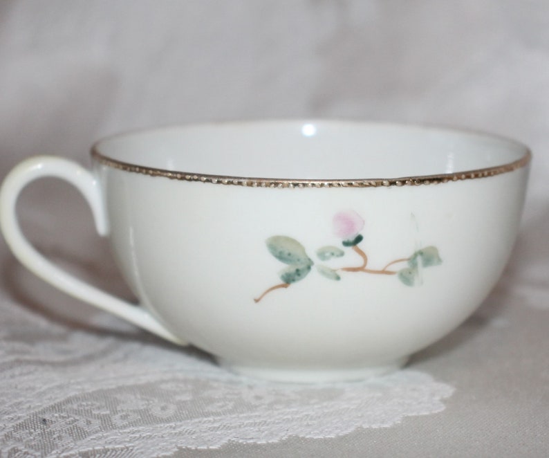 Nippon Teacup and Saucer Crown Mark Circa Early 1900s Etsy