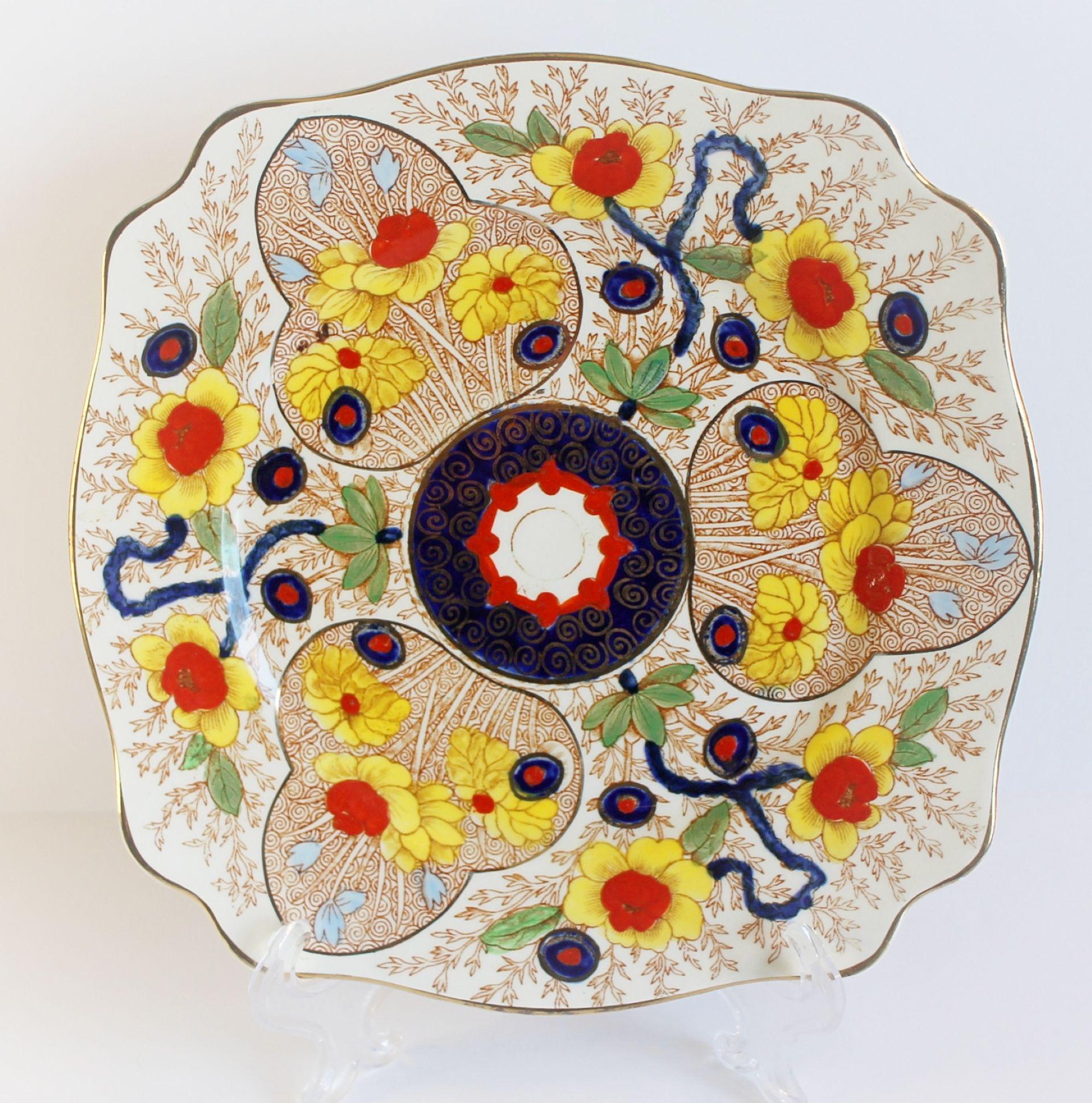 Royal Staffordshire Square Lunch Plate Cairo 8920 AJ Wilkinson