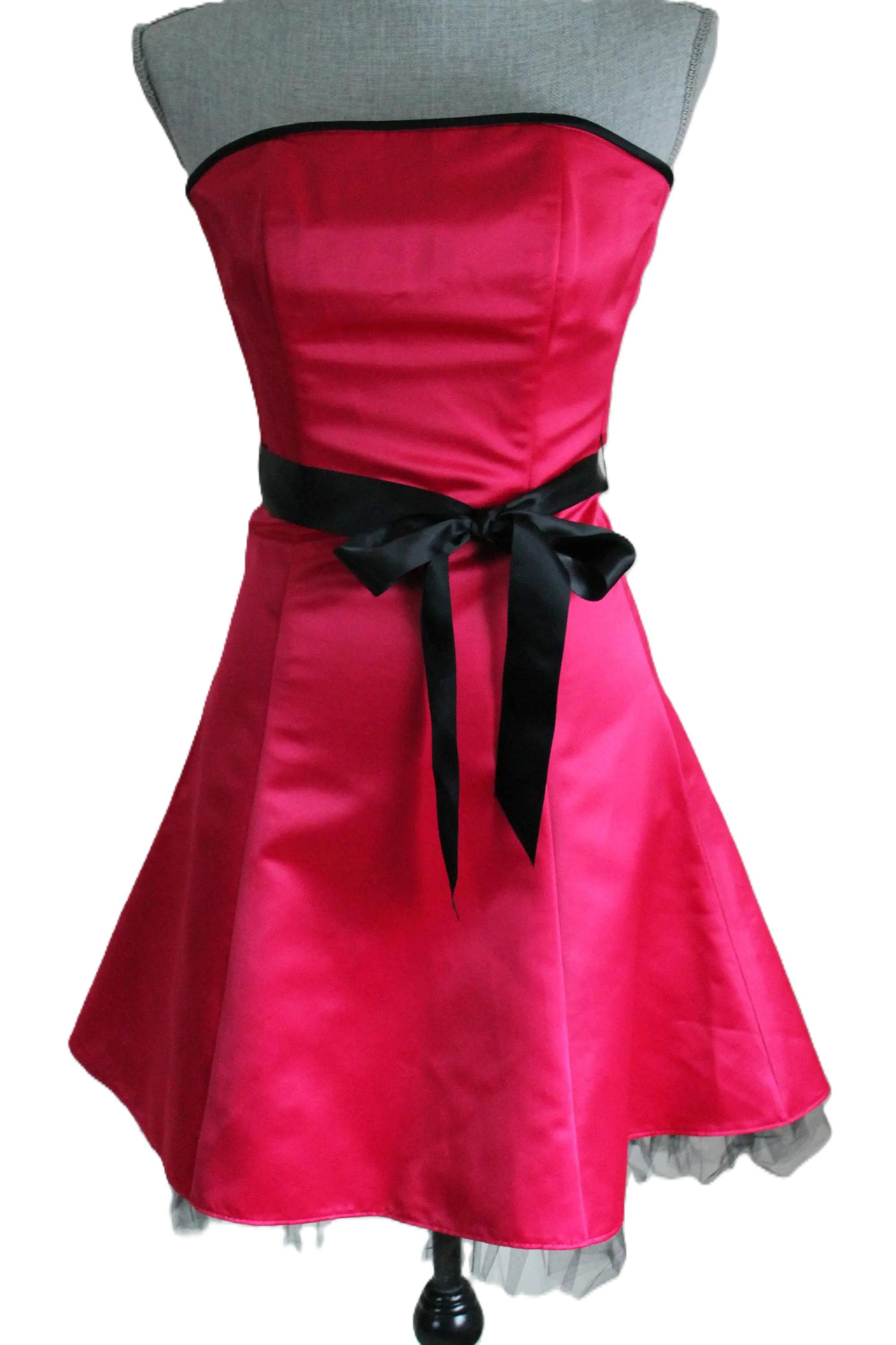 jessica mcclintock hot pink dress 80 / 90s Vintage Jessica McClintock for Gunne Sax Hot Pink Gown S-M