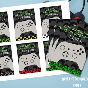 ゲーム オン バレンタイン 印刷可能なバレンタイン カード | ビデオゲーム バレンタイン | バレンタイン トリート バッグ | 即時ダウンロード | ゲーマー バレンタイン